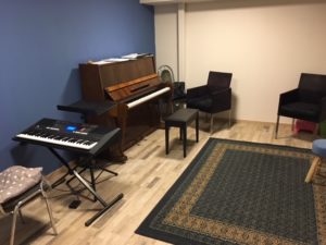 Renovated classroom at Yuval Messianic School of Music and Arts
